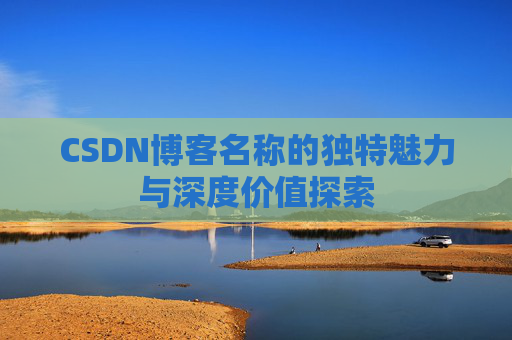 CSDN博客名称的独特魅力与深度价值探索
